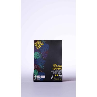 Lemme be: Heavy Flow Tampons (Box of 15) 100% Cotton Certified Biodegradable 