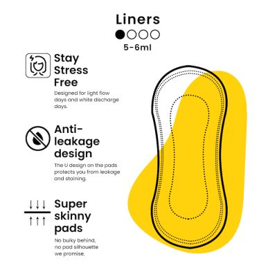 Lemme be: Panty Liners (Box of 10) 100% Cotton Certified