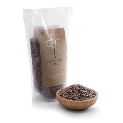 Conscious Food: Whole Red Lentil (Masoor Whole) 500g