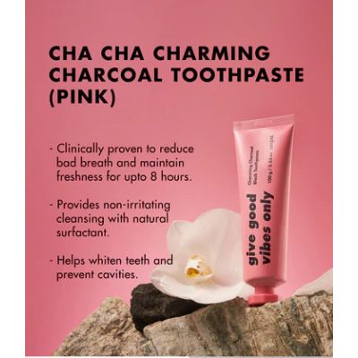 Unpa: Cha Cha Toothpaste Pink Mini - 30gm