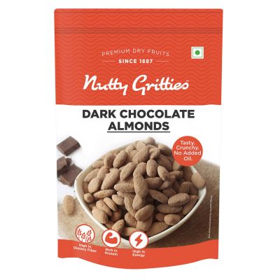 Nutty Gritties: Dark Chocolate Almonds - 200g