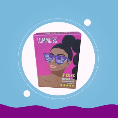 Lemme be: Reusable Menstrual Z Disc - Medium, 100% Medical Grade Silicone