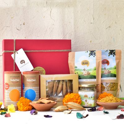 I say organic: Holi Gift Hamper - 1.3 kg