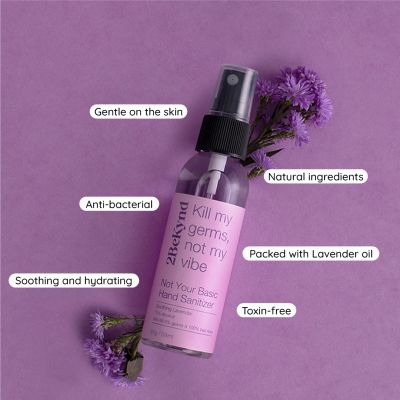 2BeKynd: Gentle hand sanitizer mist - Soothing Lavender (Pack of 2)