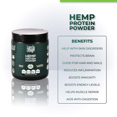 Cure By Design: Hemp Protein - 250 gm