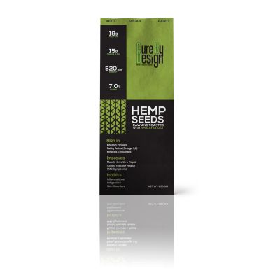 Cure By Design: Hemp Seed Toasted with Pink Salt - 250 gm