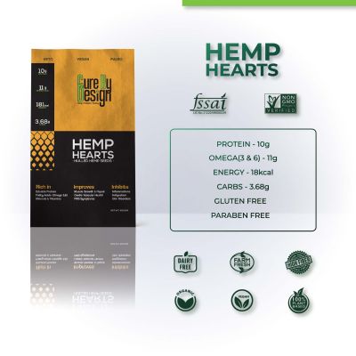 Cure By Design: Hemp Hearts - 500 gm