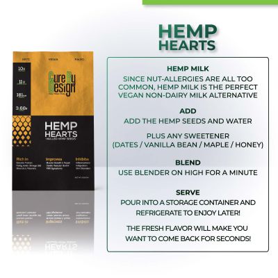 Cure By Design: Hemp Hearts - 500 gm