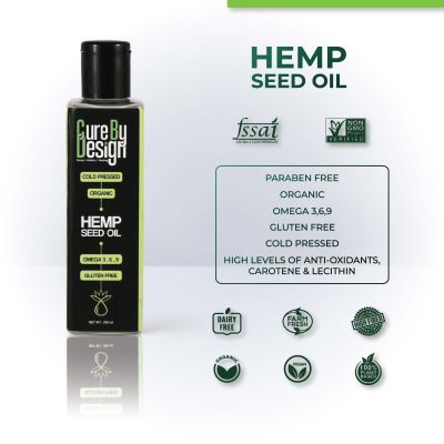 Cure By Design: Hemp Seed Oil - 200 ml