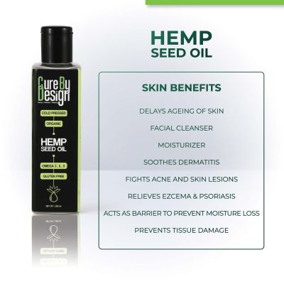 Cure By Design: Hemp Seed Oil - 200 ml
