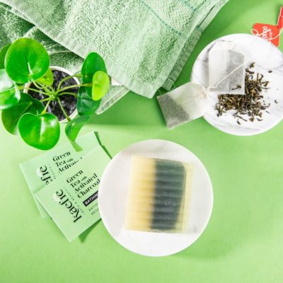 Kaefie: Green tea with activated Charcoal - 100gm