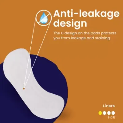 Lemme be: Panty Liners (Box of 10) 100% Cotton Certified