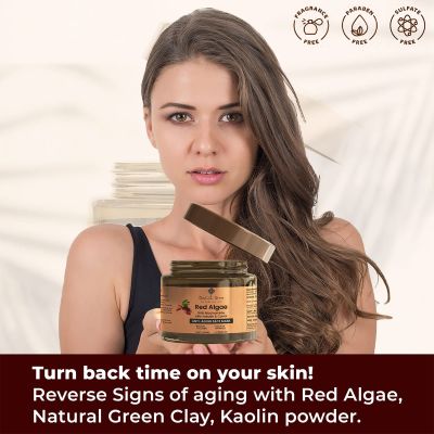 Teal and Terra: Red Algae Anti-Aging Face Mask - 100ml