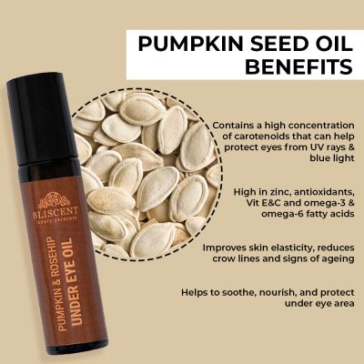 Bliscent: Pumpkin & Rosehip Under Eye Oil - 20gm