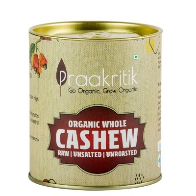 Praakritik: Organic Whole Cashew - 200 g
