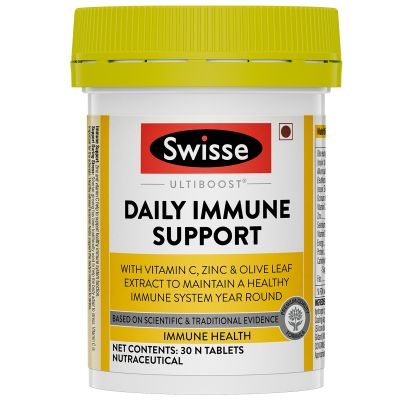 Swisse: Ultiboost Daily immune Support for immunity with Vitamin C, Zinc - 30 Tablets