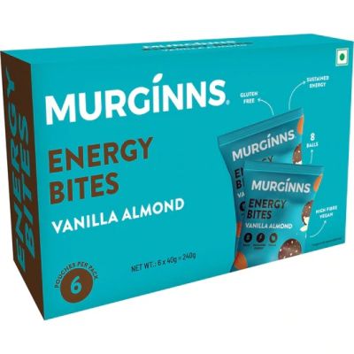 Murginns: Energy Bites, Vanilla Almond - 240 g