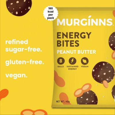 Murginns: Energy Bites, Peanut Butter - 240 g