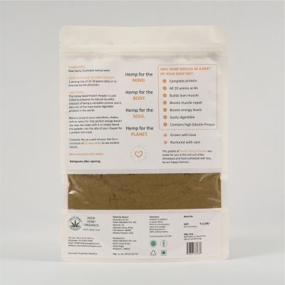 India Hemp Organics: Hemp Protein Powder - 1 kg