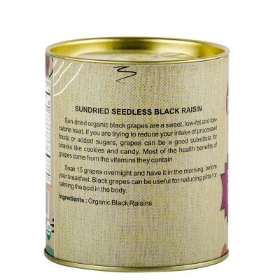 Praakritik: Organic Black Raisins - 200 g