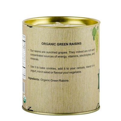 Praakritik: Organic Green Raisins - 200 g