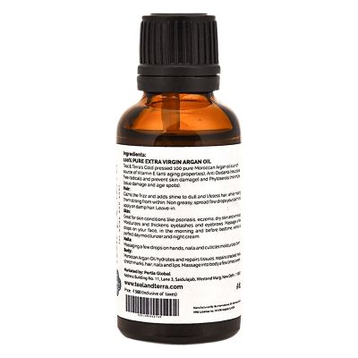 Teal and Terra: Moroccan Argan Oil (Cold Pressed) - 30ml
