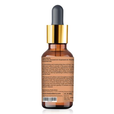 Teal and Terra: Monoi Beard Oil - 30ml