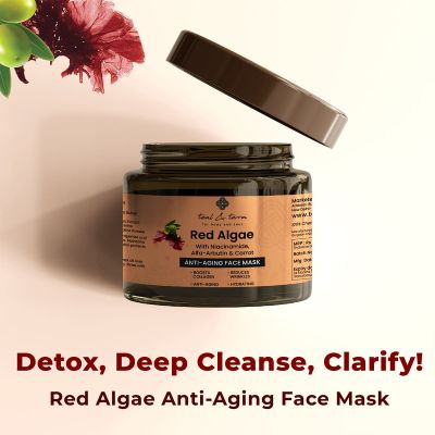 Teal and Terra: Red Algae Anti-Aging Face Mask - 100ml