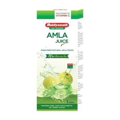 Baidyanath: Amla Juice - Natural Immunity Booster enriched with Vitamin C-1L