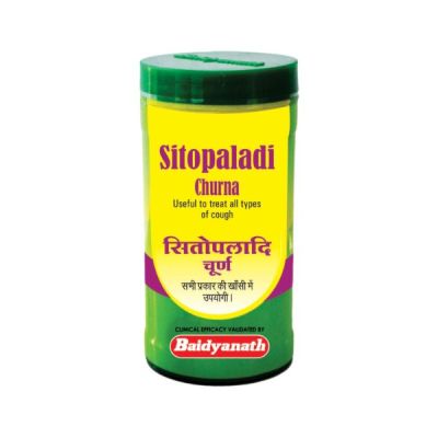 Baidyanath: Sitopaladi Churna - Helps to Relieve Dry and Wet Cough- 60 Gm