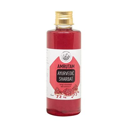 Amrutam: Amrutam Ayurvedic Sharbat With Extracts Of Anar | Pomegranate - 200 ml