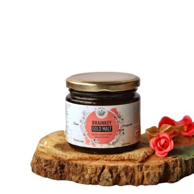 Amrutam: Brainkey Gold Malt- A Natural Formula for your Mental Immunity - 400 g