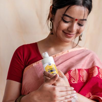 Amrutam: Ashtagandh Body Lotion- Ayurvedic lotion inspired by Rudrabhishekam & temple secrets - 200 ml