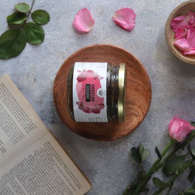 Amrutam: Gulkand - Ayurvedic Rose Petals Jam - 400 g