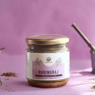 Amrutam: Bhringraj Churna- 100% Ayurvedic Hair Therapy - 130 g