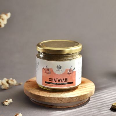 Amrutam: Shatavari Churna - 100% Ayurvedic Fertility Enhancer - 130 g