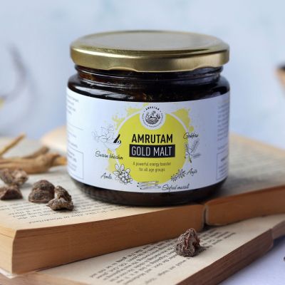 Amrutam: Amrutam Gold Malt- A Powerful Immunity Booster for All Ages - 200 g