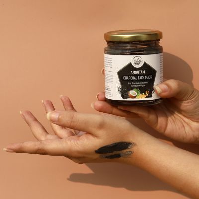 Amrutam: Charcoal Face Mask - Single Jar - 150 gm