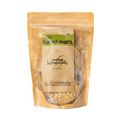 Foodcloud: Baked Methi Mathi - 465 gm (Pack of 3)