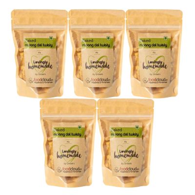 Foodcloud: Baked Moong Dal Twisty - 325 gm (Pack of 5)