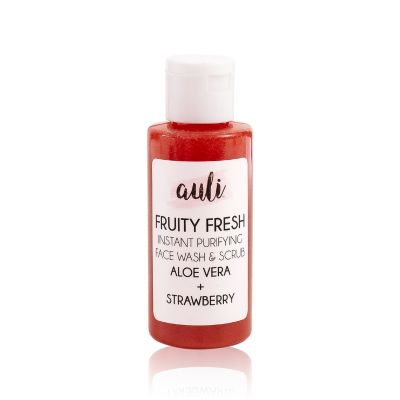 AULI: Fruity Fresh - Instant Cleansing Face Wash/Scrub - 100 ml