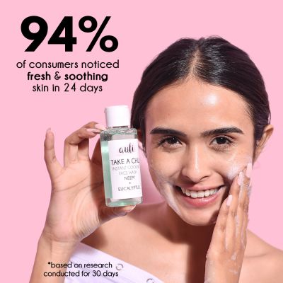 AULI: Take A Chill - Instant Cooling Neem Face Wash - 100 ml