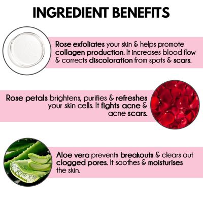 AULI: Rose AHA 5% Glycolic Acid Rose Water Toner - 100ml