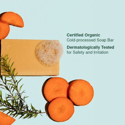 Juicy Chemistry: Carrot, Rosehip & Neroli Soap for Pigmentation & Scarring - 100gm