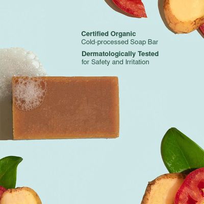 Juicy Chemistry: Potato ,Tomato & Lemongrass- Organic Soap For Tan Removal & Scar Reduction - 100gm