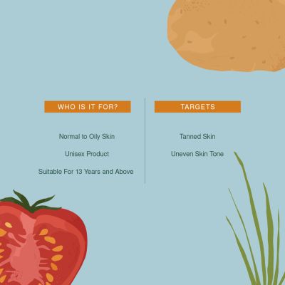 Juicy Chemistry: Potato ,Tomato & Lemongrass- Organic Soap For Tan Removal & Scar Reduction - 100gm
