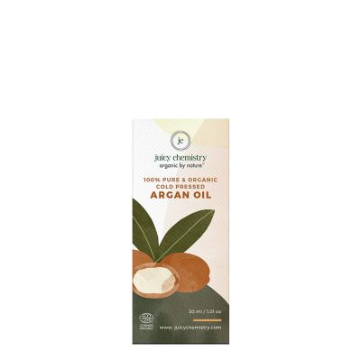 Juicy Chemistry: 100% Organic Argan Cold Pressed Carier Oil - 30ml