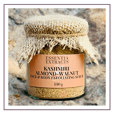 Essentia Extracts: Kashmiri Almond Walnut Scrub - (100 gm)