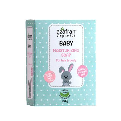 azafran: Azafran Baby Moisturizing Soap - 100gm
