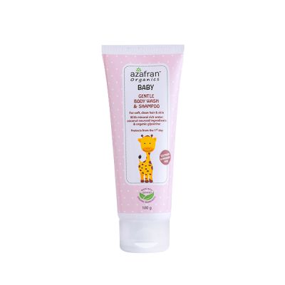 azafran: Azafran Baby Body Wash & Shampoo - 100gm